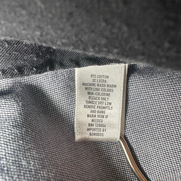 Bonobos Monday gray dress pants slacks chinos men’s size 34x30 - Picture 8 of 9